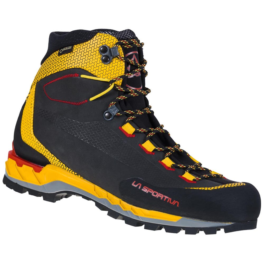 La Sportiva Bergschuhe Herren - La Sportiva Trango Tech Leather GTX Schwarz/Gelb - DE-21749